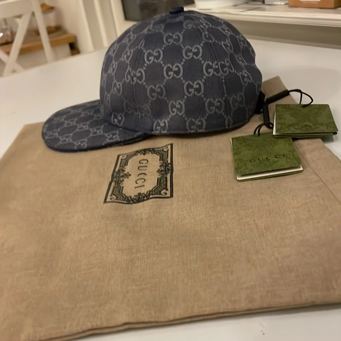 Navy blue Dubai Gucci keps