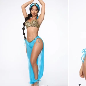 Snygg jasmine kostym - Endast använd en gång. Jättefint set. Passar s/m från fashionnova ordinarie pris 627 inklusive frakt.