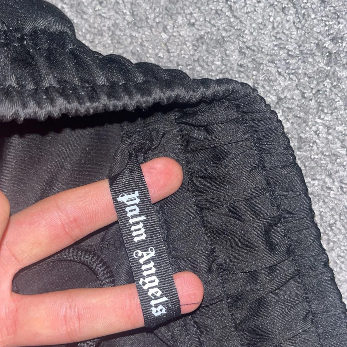 Palm Angels svarta byxor med ränder - 3
