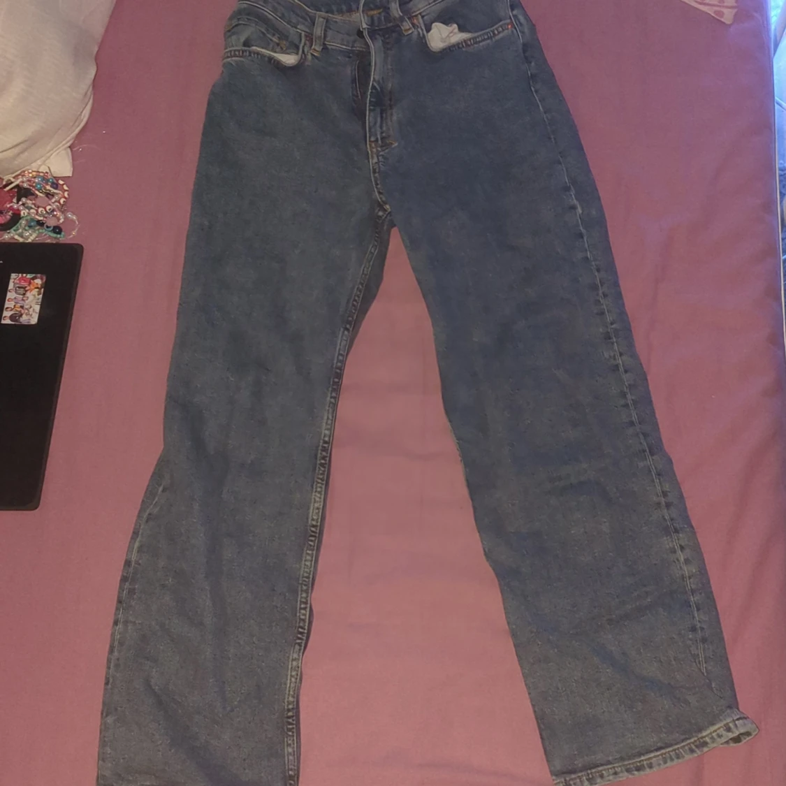 Blå raka jeans från WIN, XS