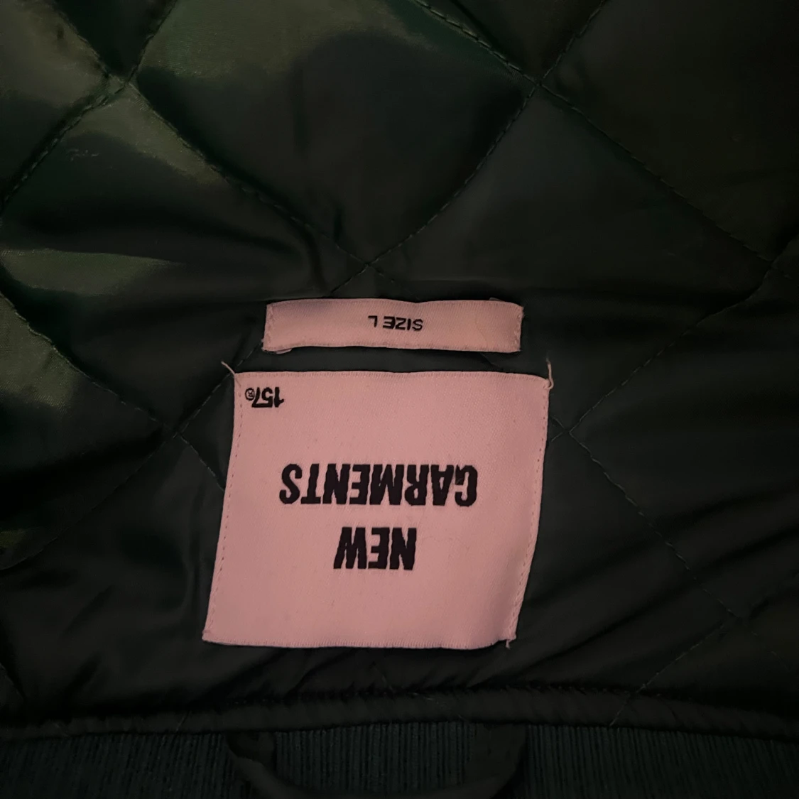 Grön och vit bomberjacka New Garments - 1