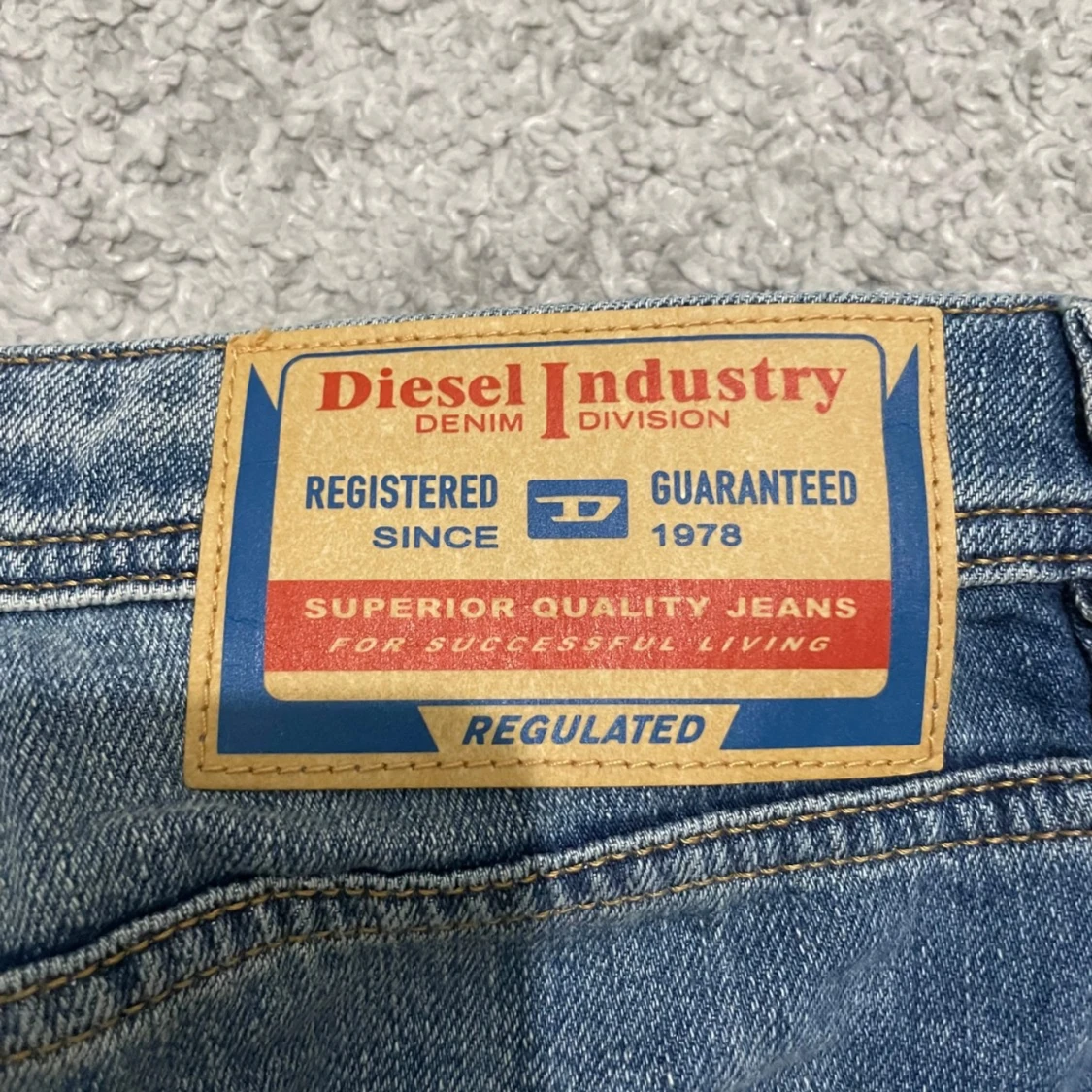 Ljusblå jeans Diesel  - 4