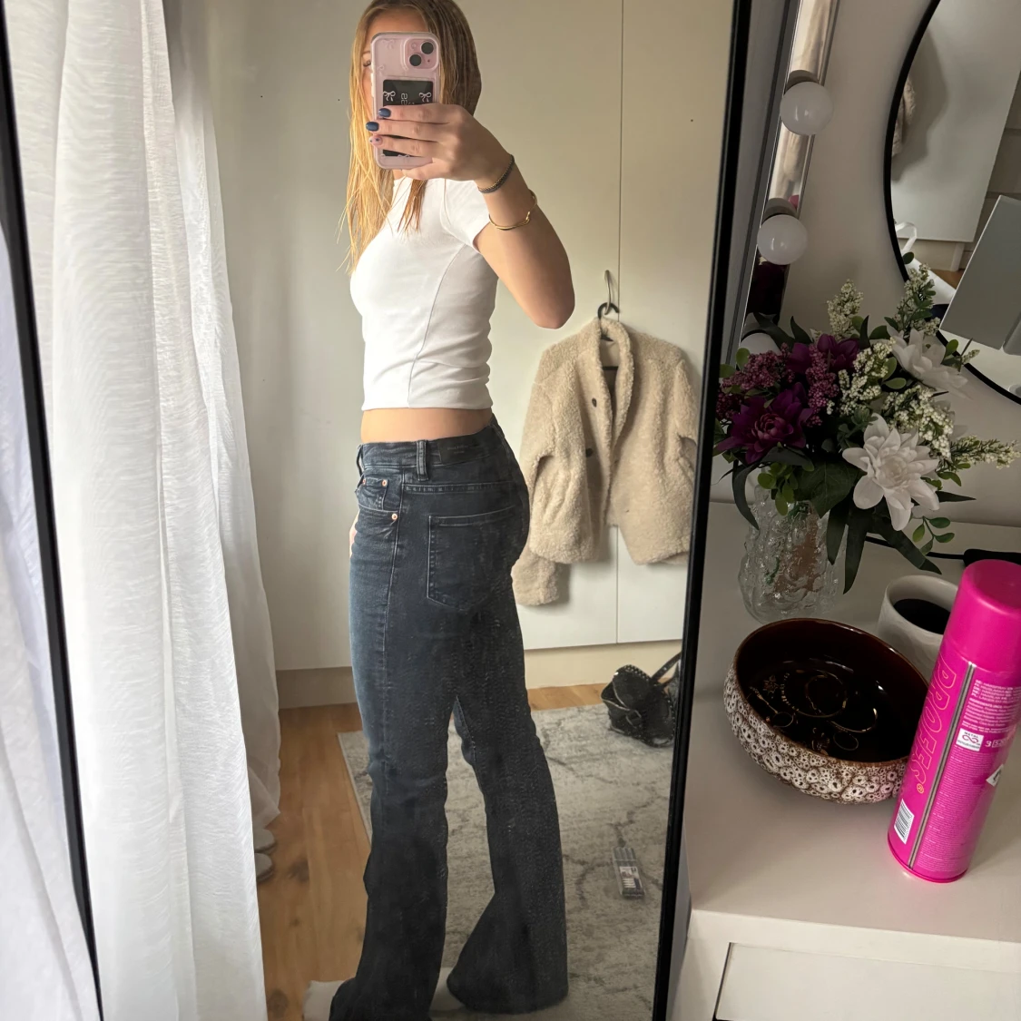 Bootcut jeans mörkblå - 3
