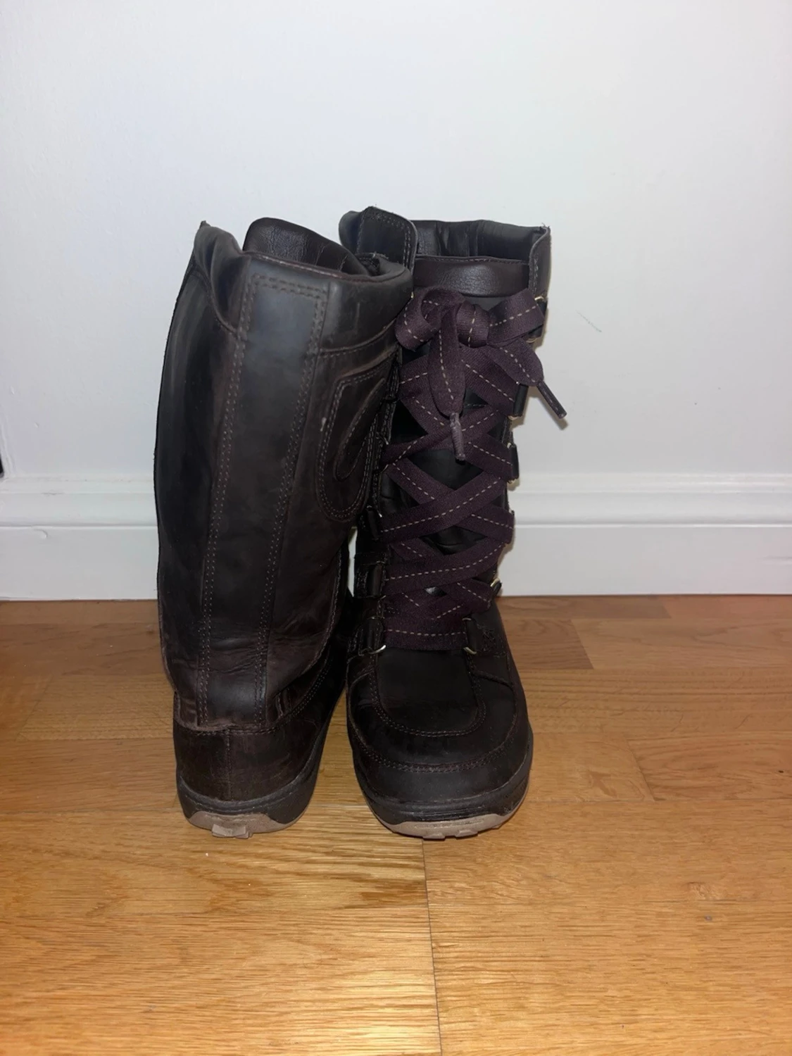 Bruna höga Timberland boots storlek 37 - 2