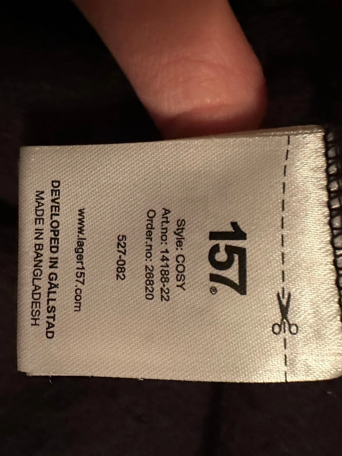 Svart teddyjacka stl M - 4