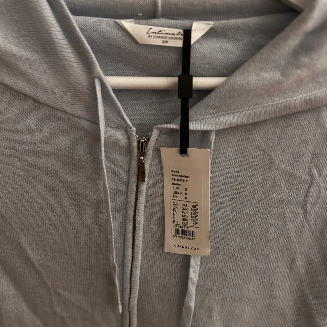 Ljusblå kofta från Intimate by Change - 1