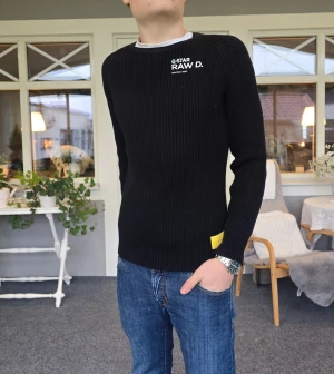 G-star tröja - Snygg stickad G-Star raw tröja i storlek Medium 😁