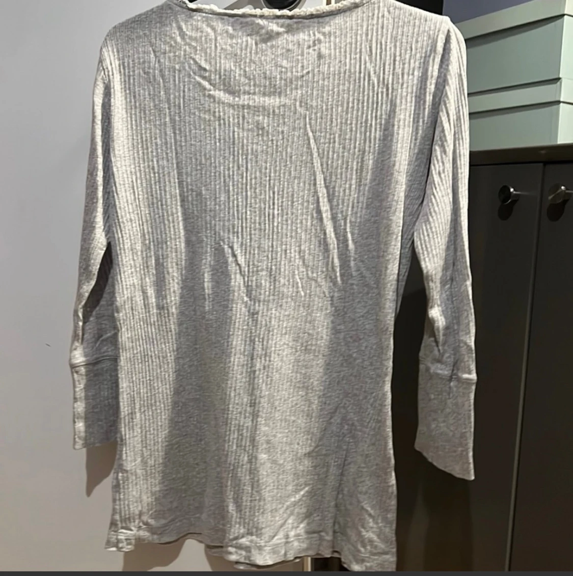 Grå ribbad långärmad tröja Odd Molly - 6