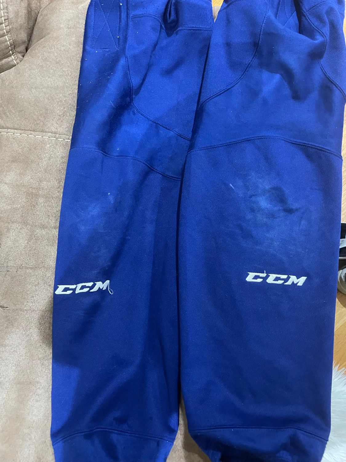 Blå täckbyxor från CCM