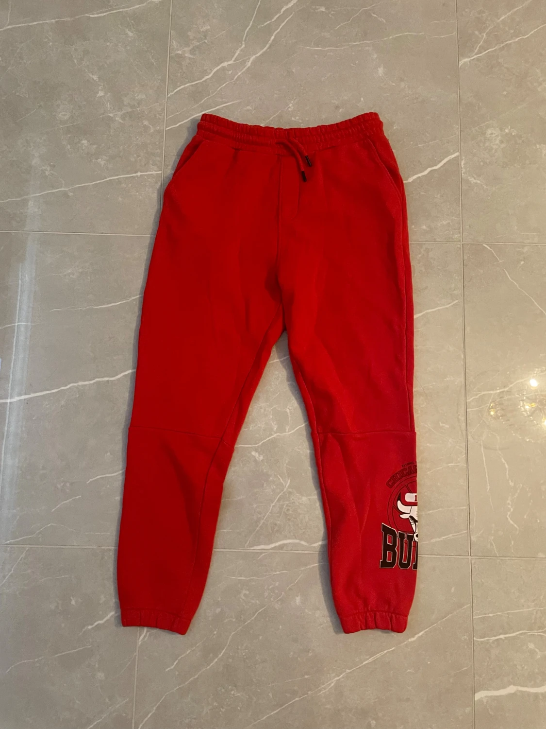 Röda NBA Bulls mjukisbyxor