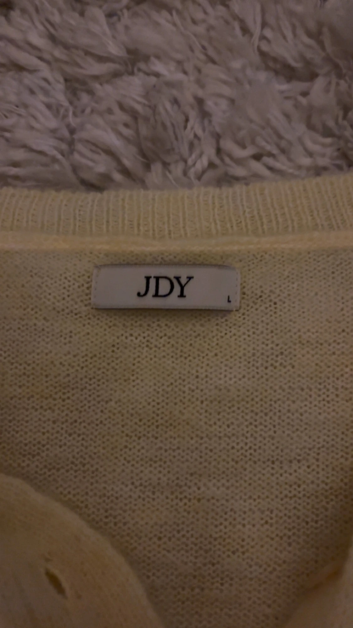 En jättefin gul kofta med volanger💕 - 2