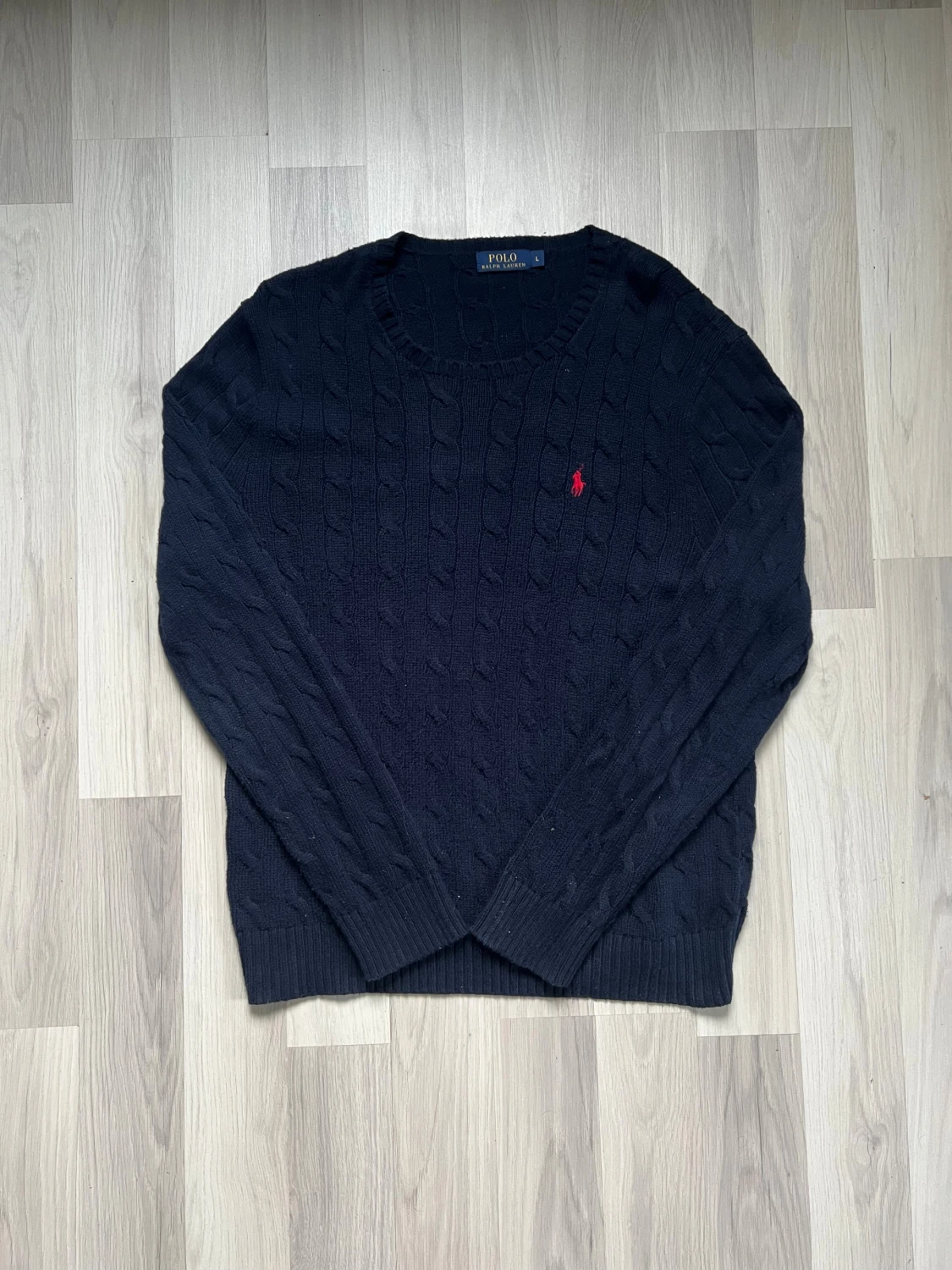 Ralph lauren kabelstickad tröja