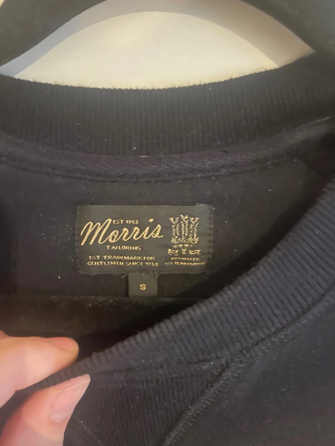 Mörkblå  Morris University sweatshirt S - 1