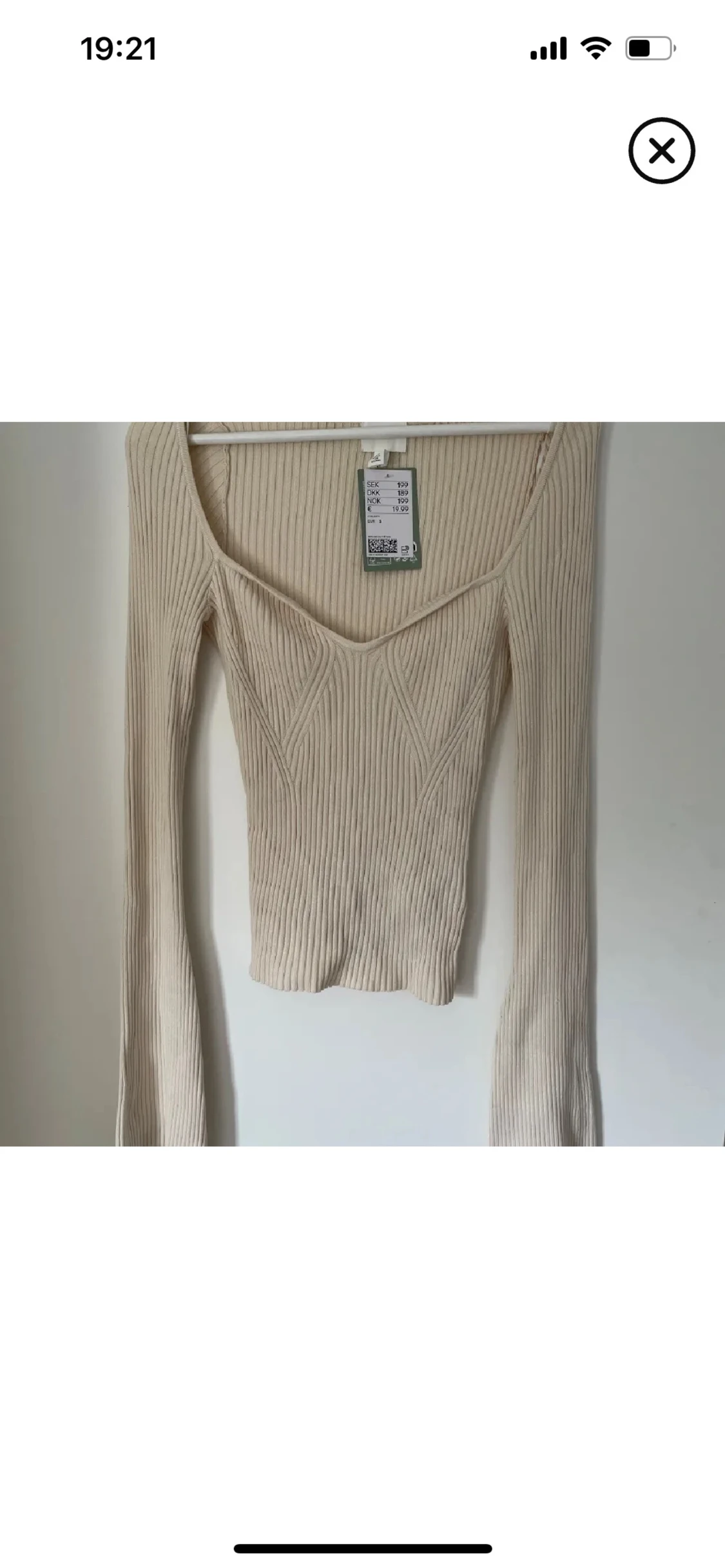 Topp utsvängda armar 