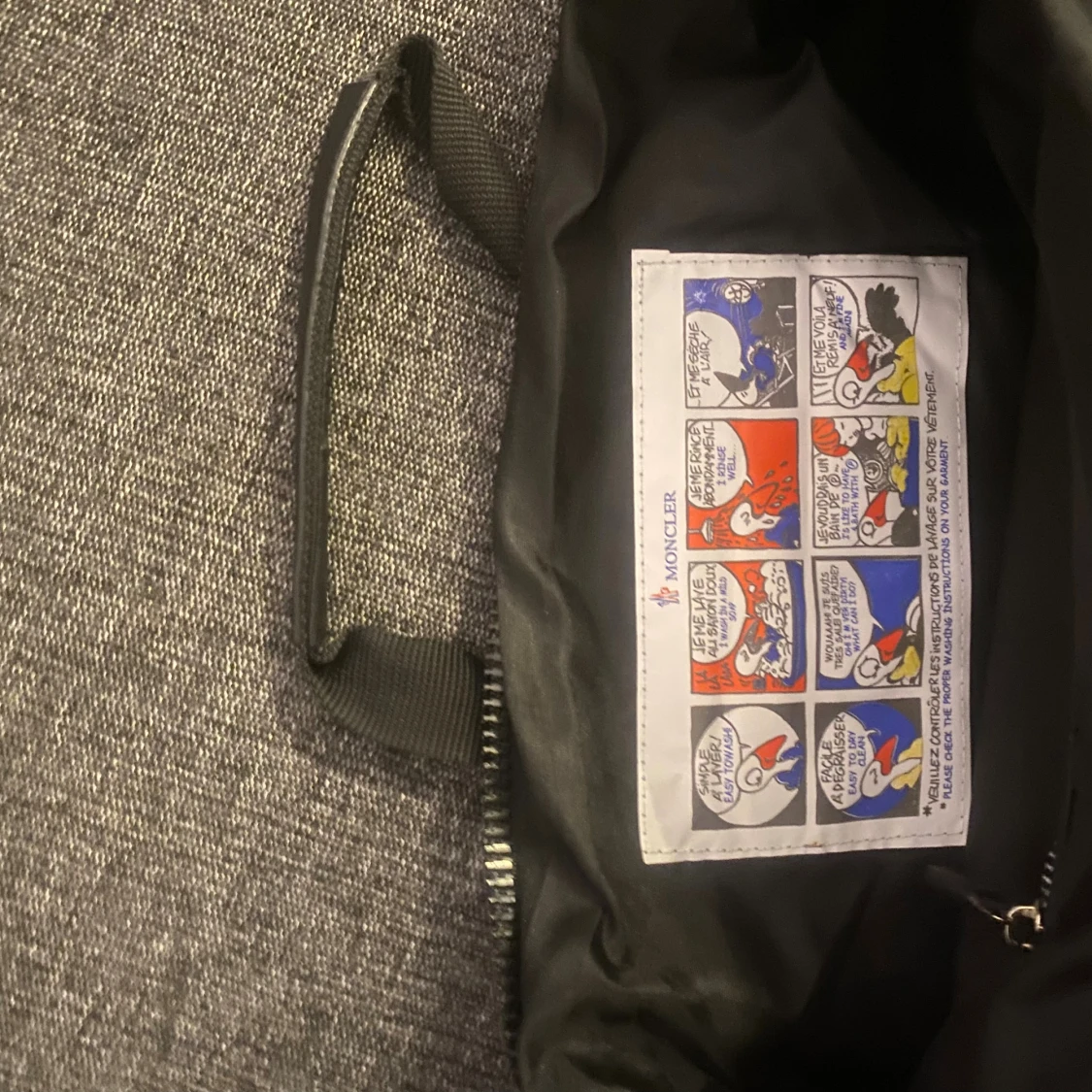 Svart quiltad datorväska från Moncler - 1