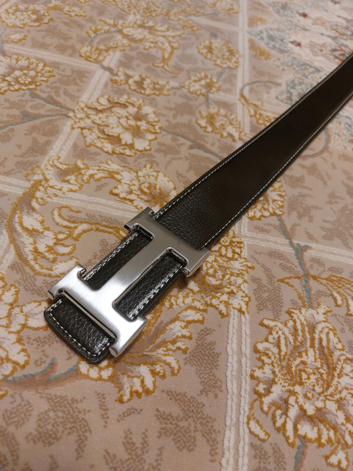 H Bälte Svart Silver - 4