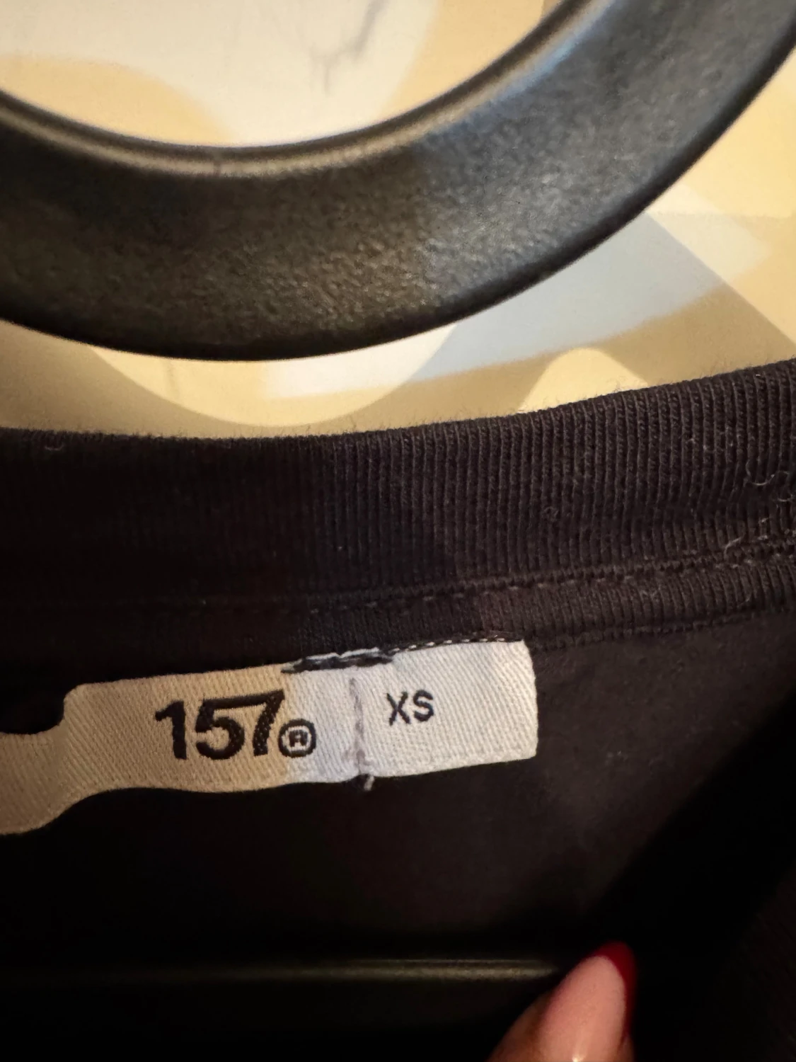 Svart långärmad tröja  - 1