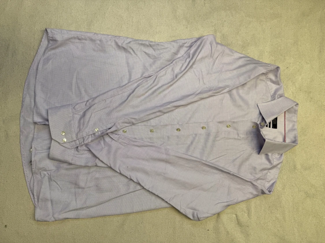 Ljus rutig skjorta från Eton - 3