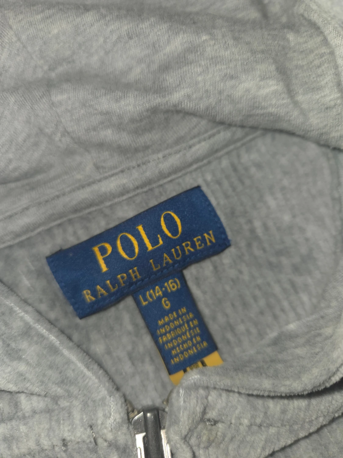 Grå hoodie från Polo Ralph Lauren - 2