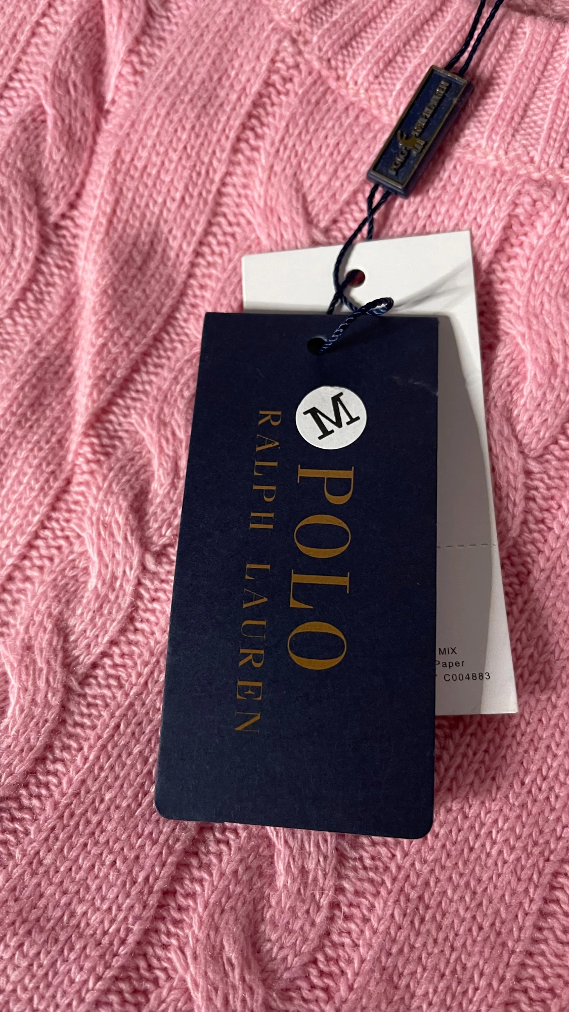 Rosa stickad tröja från Polo Ralph Lauren - 3
