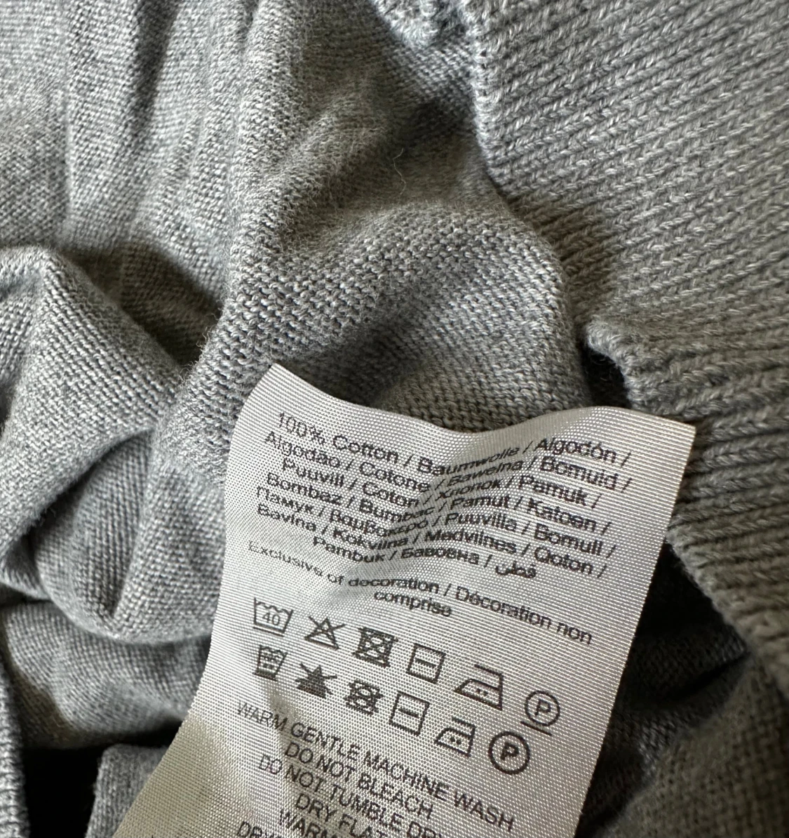 Grå bomullströja från Selected Homme - 3