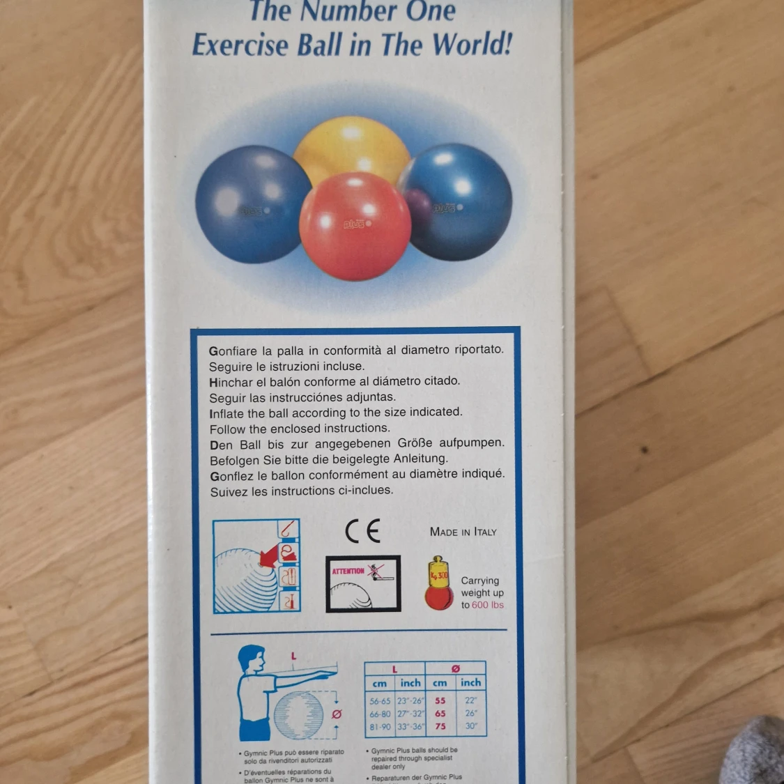 Gymnic Classic Plus Exercise Ball - 1