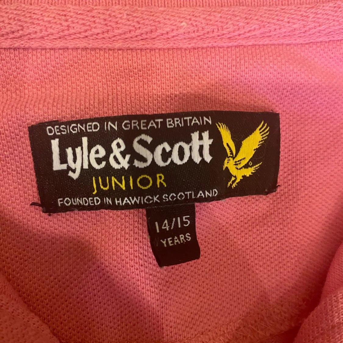 Rosa pikétröja från Lyle & Scott - 1