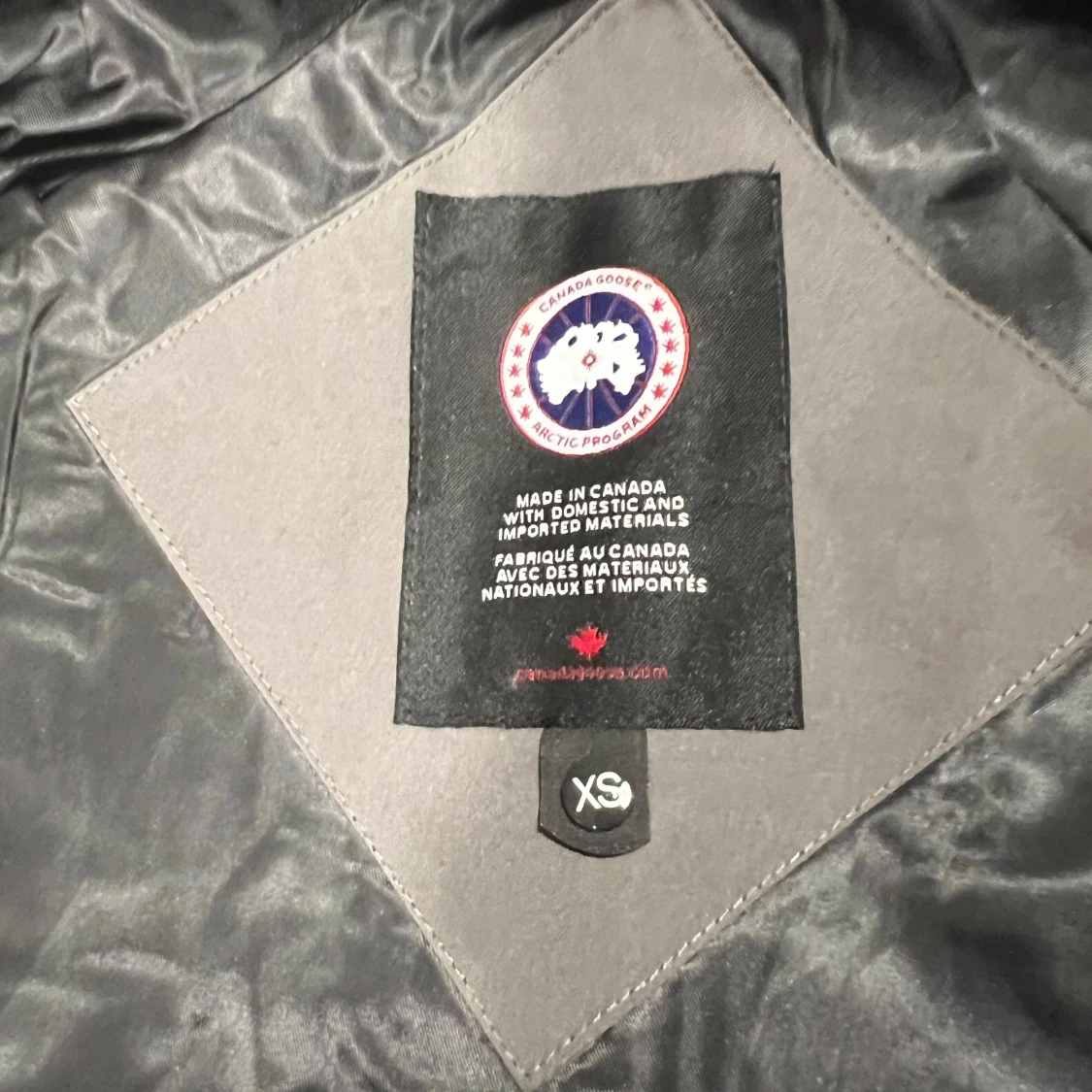 Grå dunjacka Canada Goose XS - 2