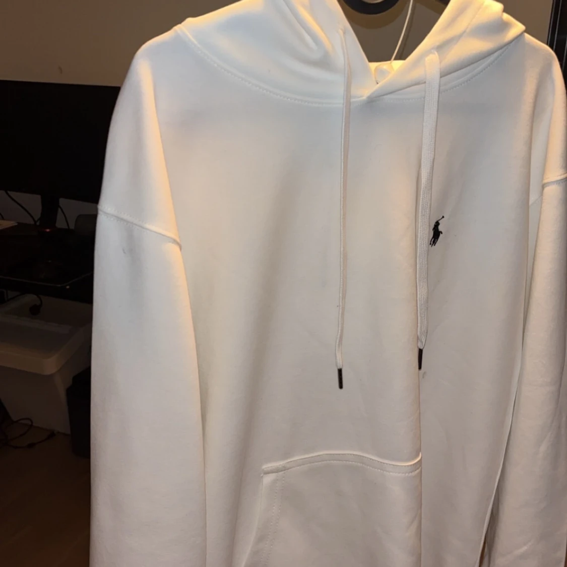 Vit hoodie från Polo Ralph Lauren