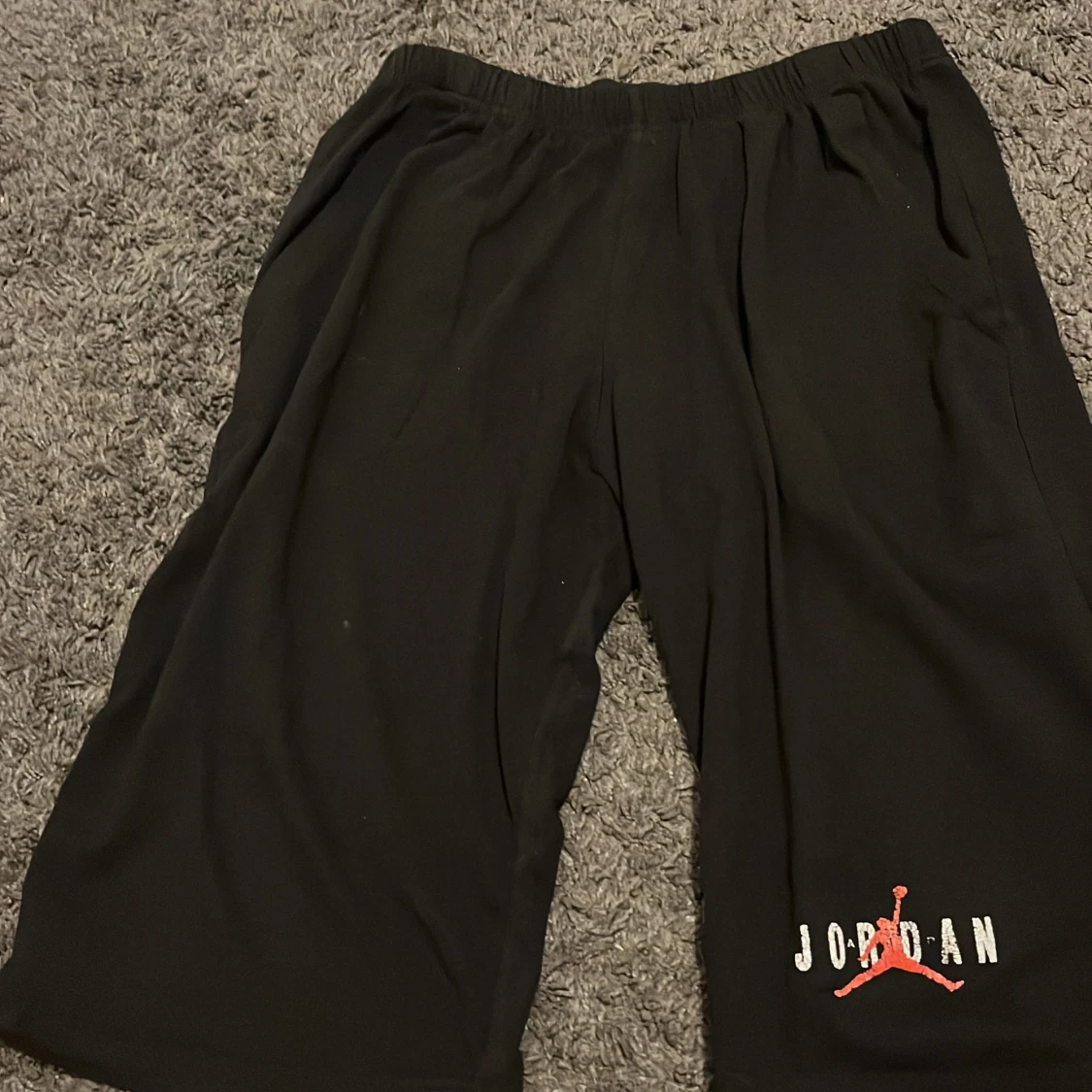 Svarta Jordan shorts med logga - 4