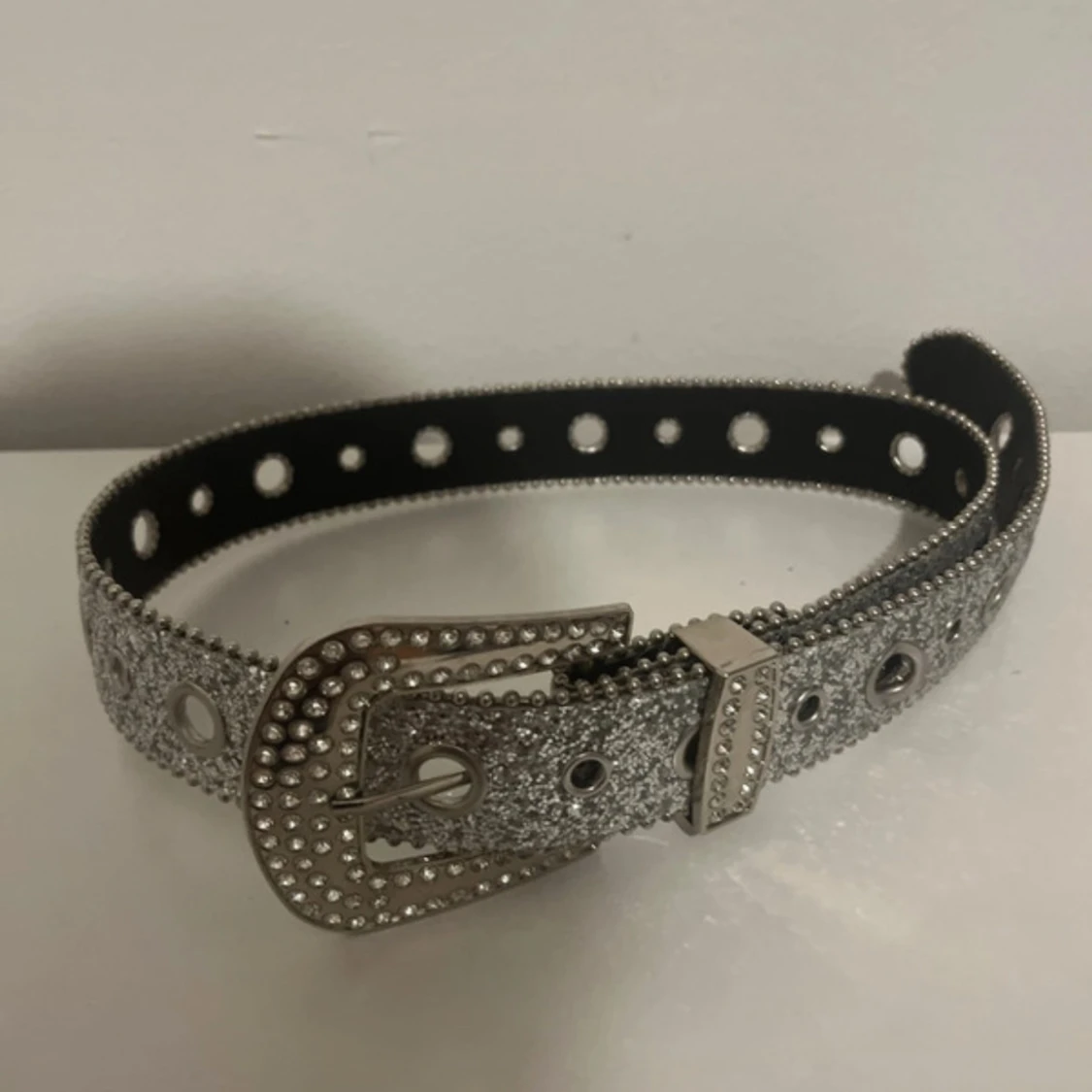 Glittrigt silverbälte 