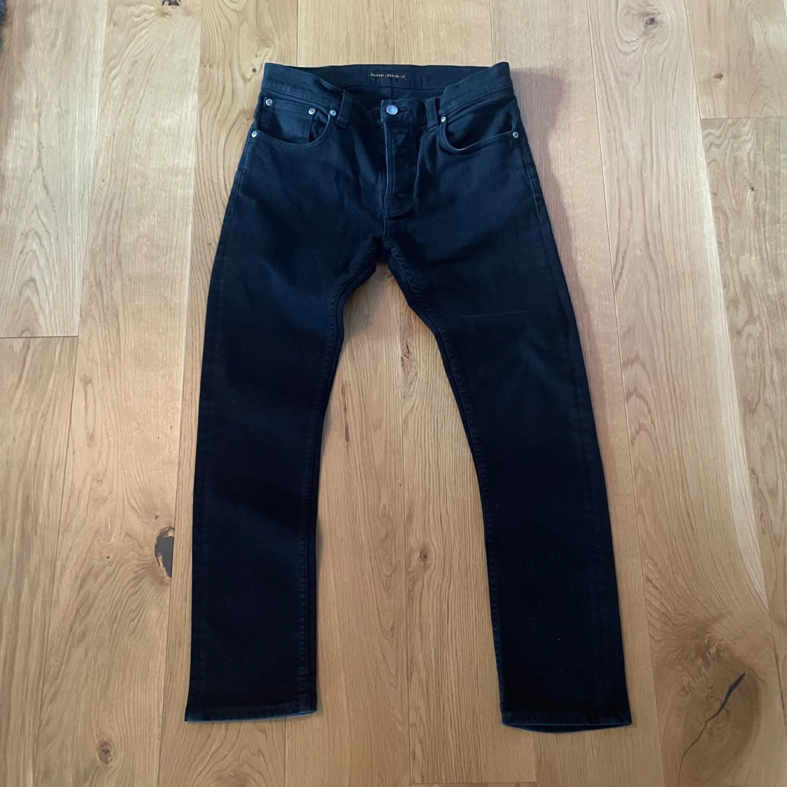 Svarta Slim fit Nudie Jeans