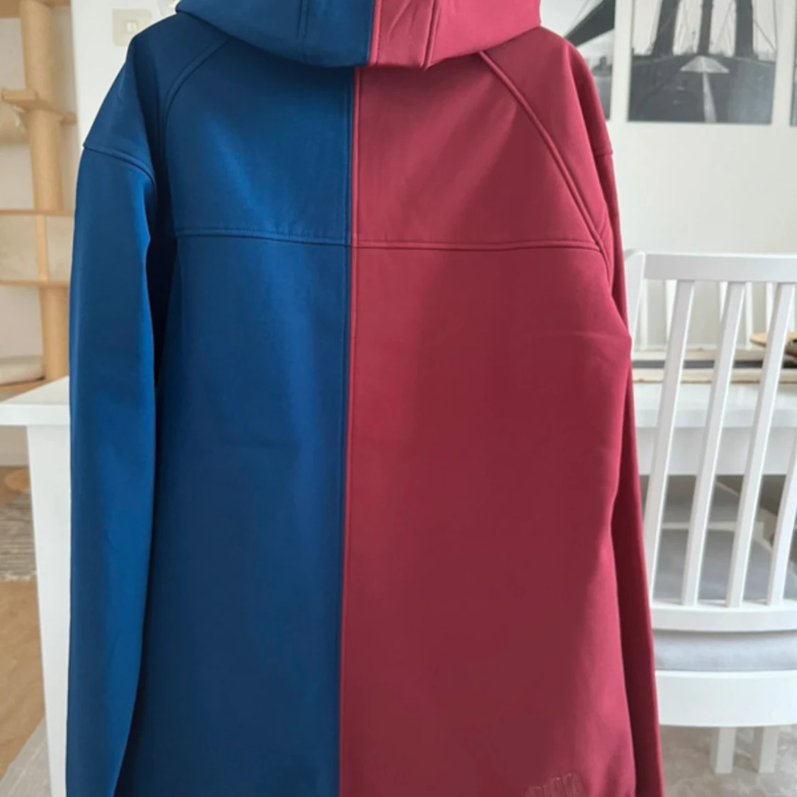 Barça vindjacka i vinrött och blått - 1