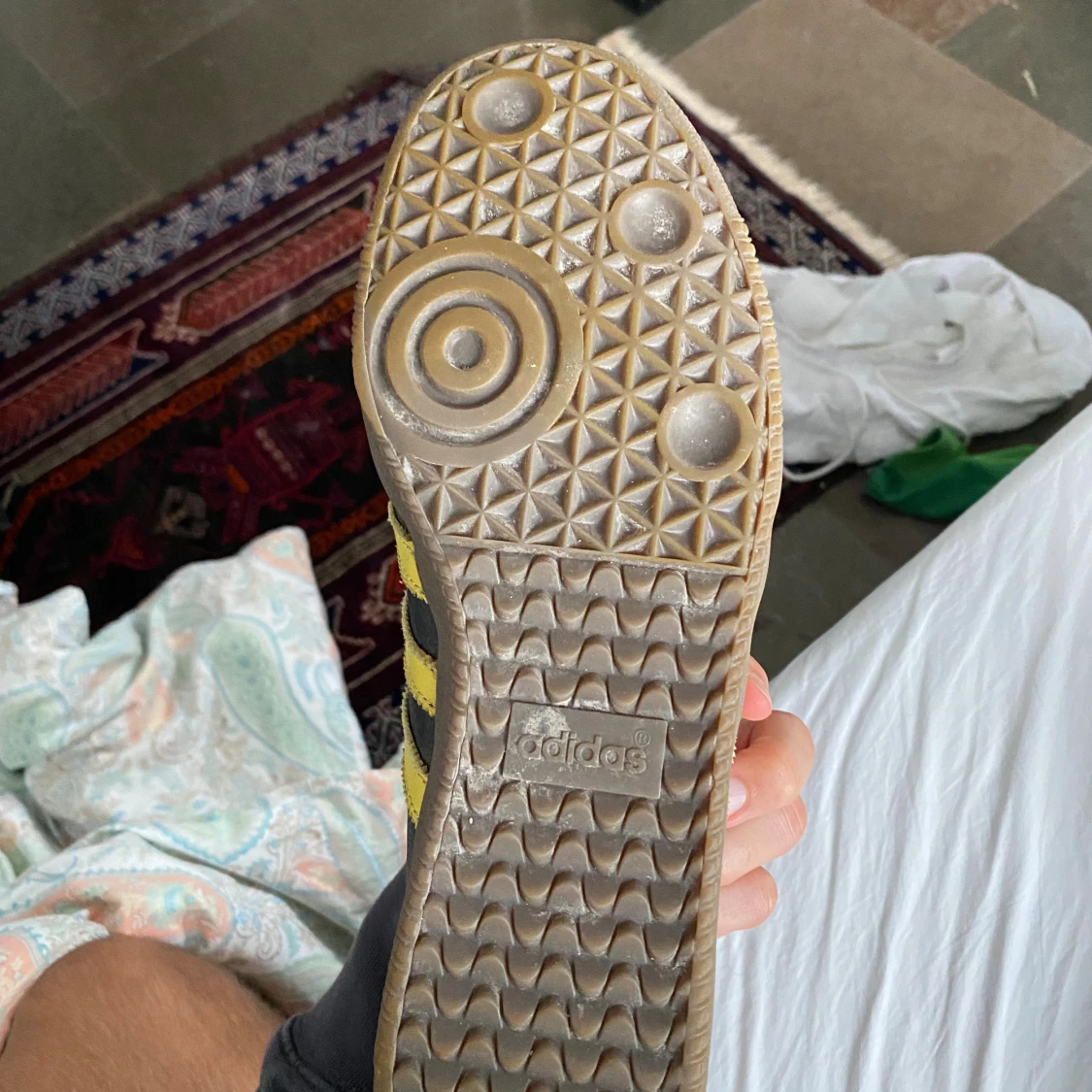 Adidas Wales Bonner Samba blå/gul - 4