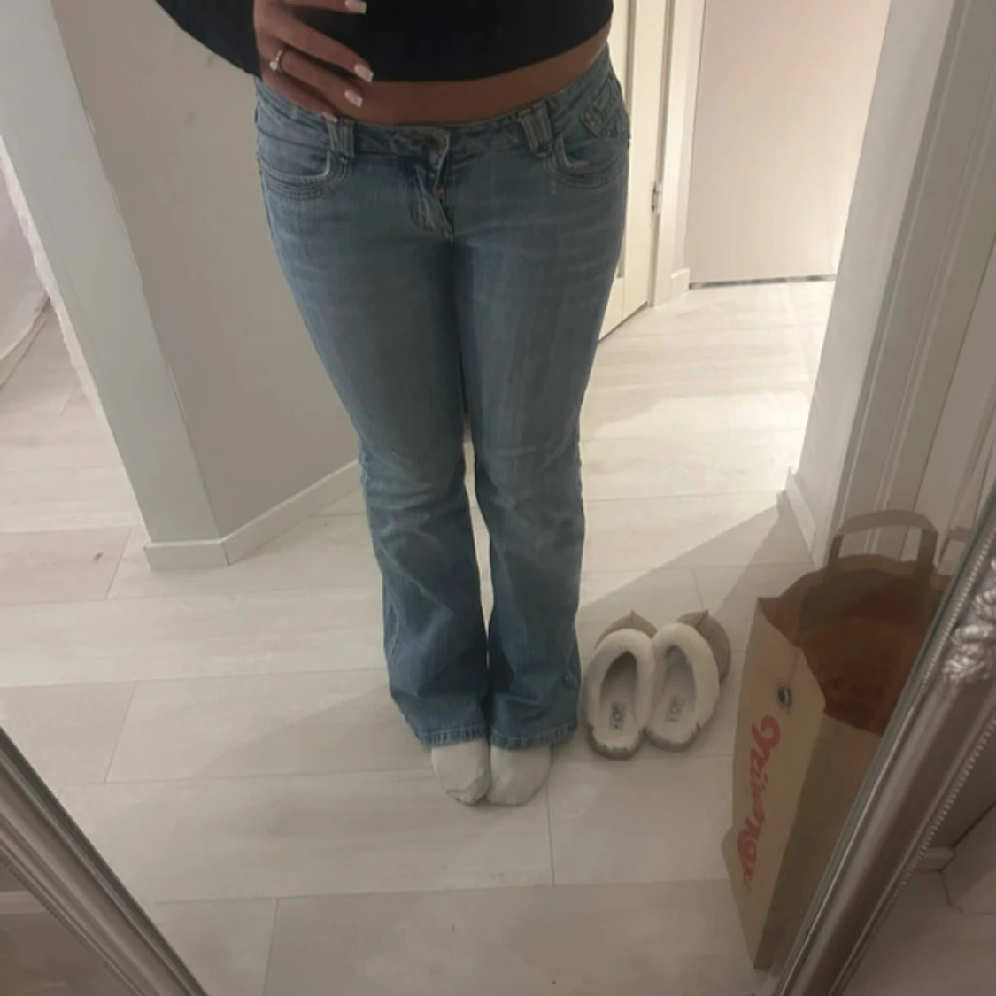 Levis 527 bootcut jeans ljusblå