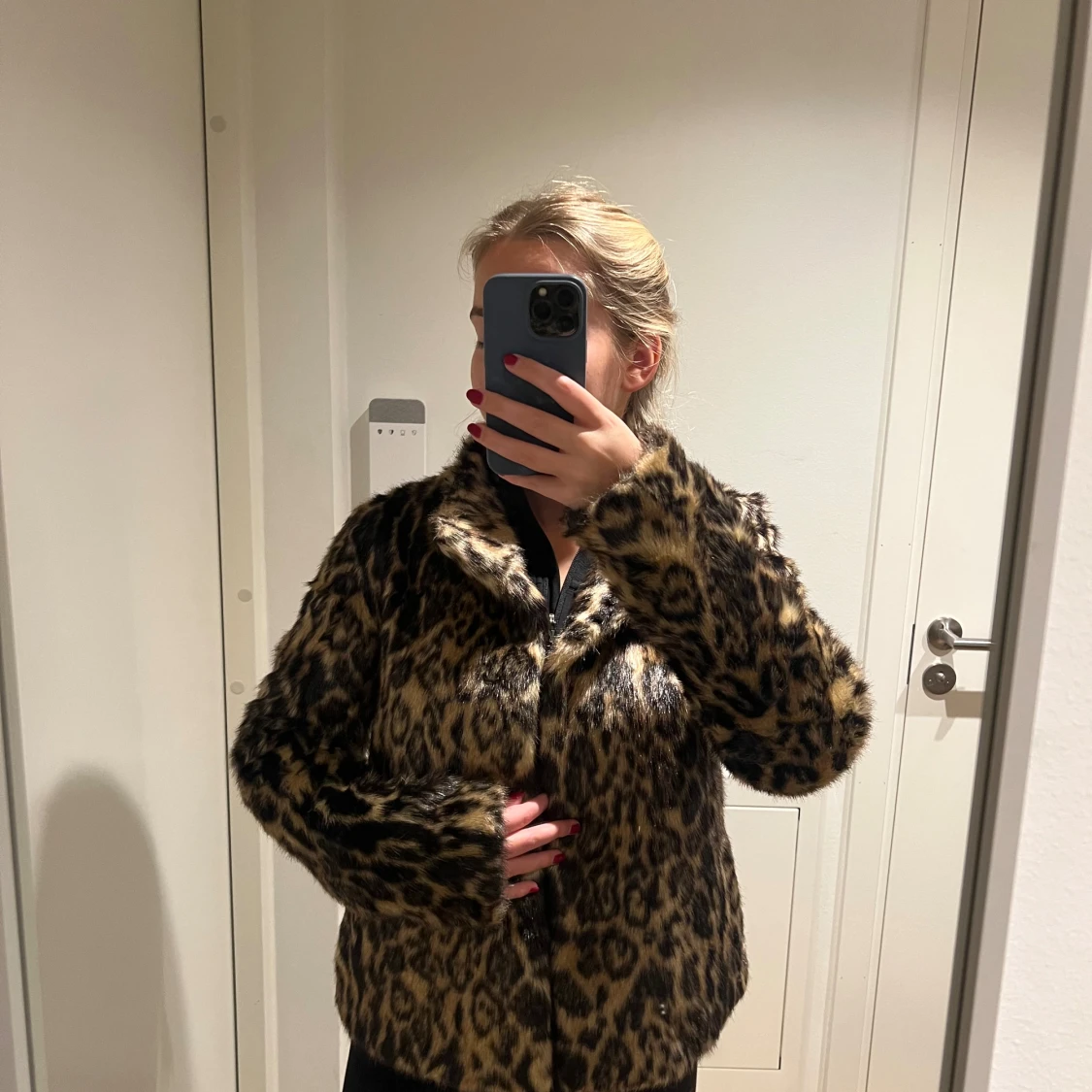 Leopardmönstrad pälsjacka Rockandblue - 3