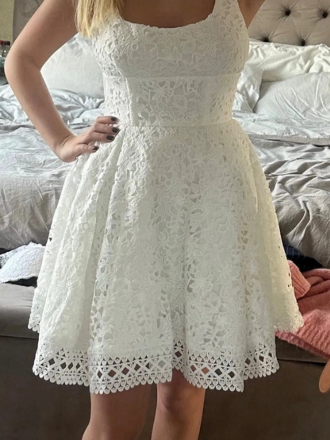 Vit klänning (student)