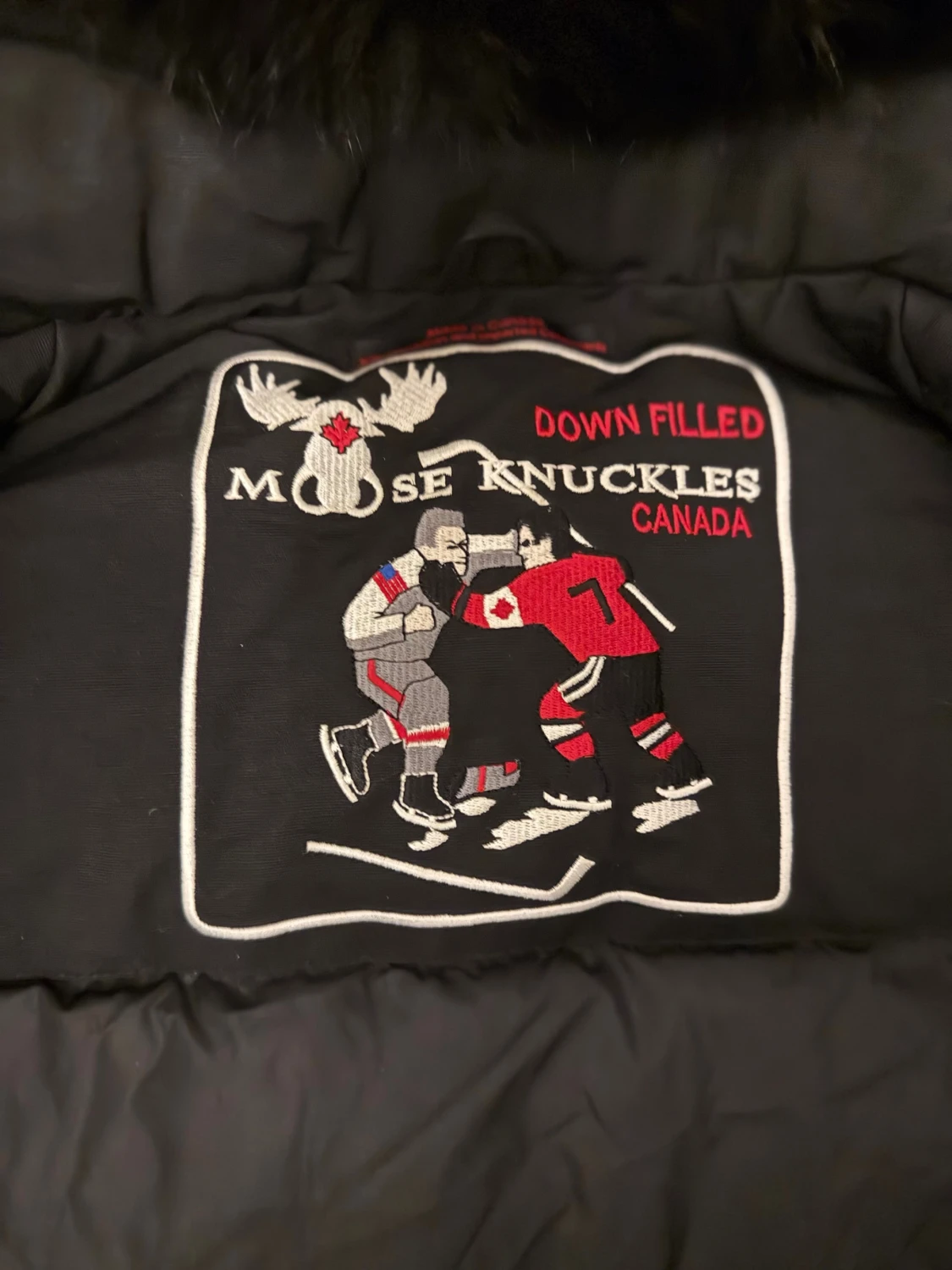 Svart dunjacka Moose Knuckles M - 3