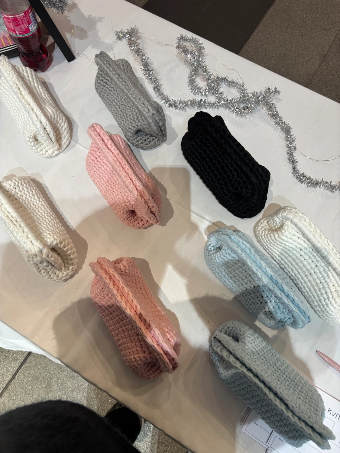 Handgjord virkade ClutchBag  - 1