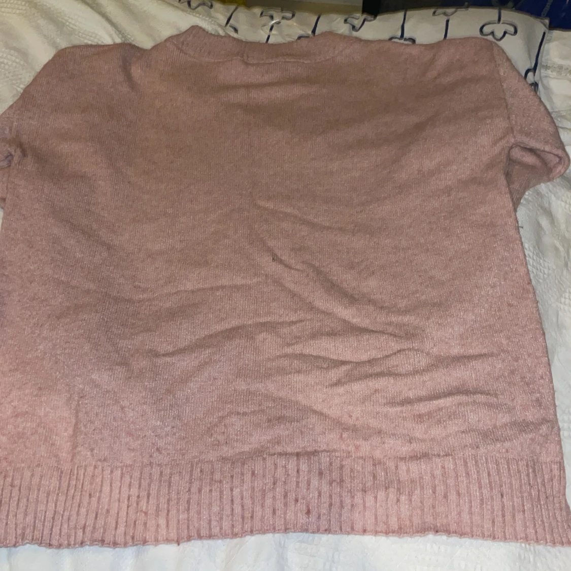 Rosa stickad tröja från Vila - 1