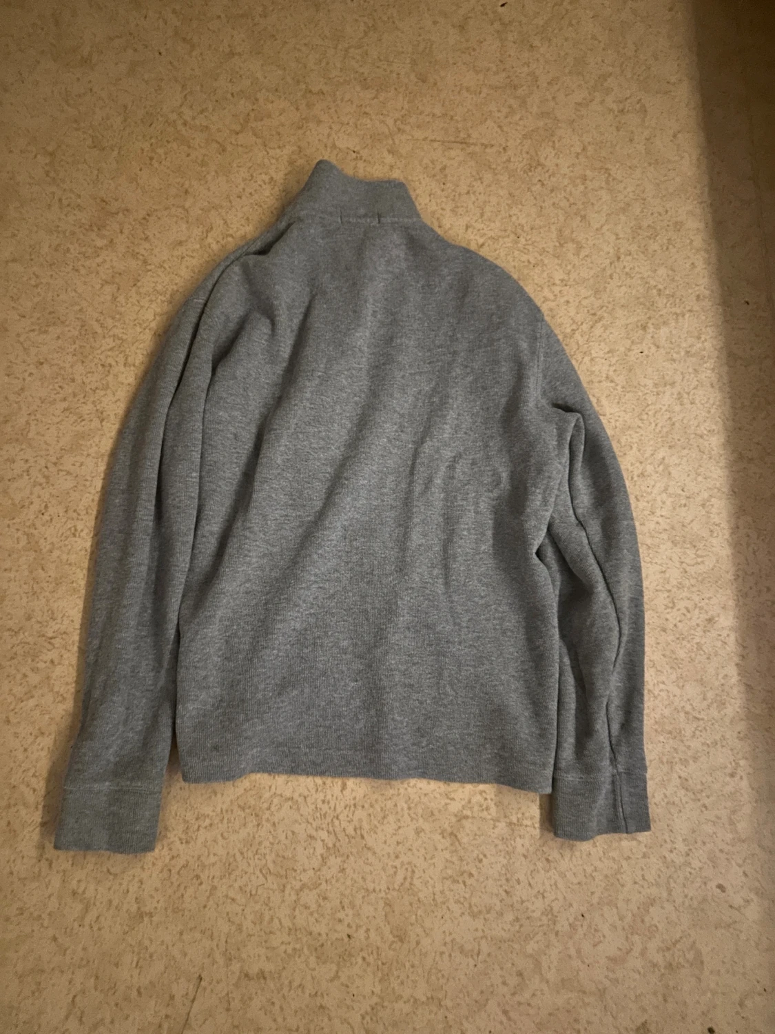 Grå half zip tröja från Polo Ralph Lauren - 1