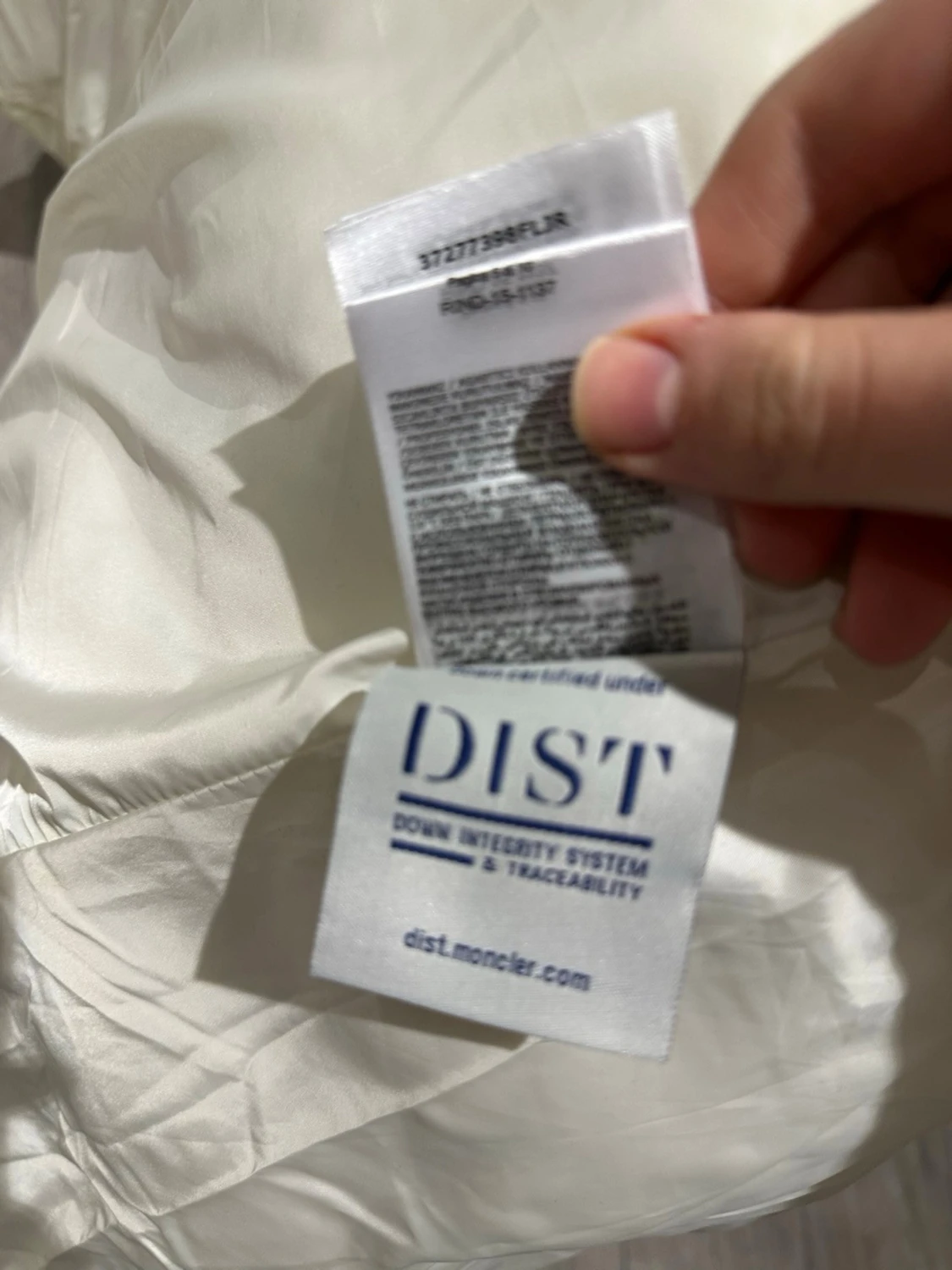 Vit lång dunväst från Moncler - 5