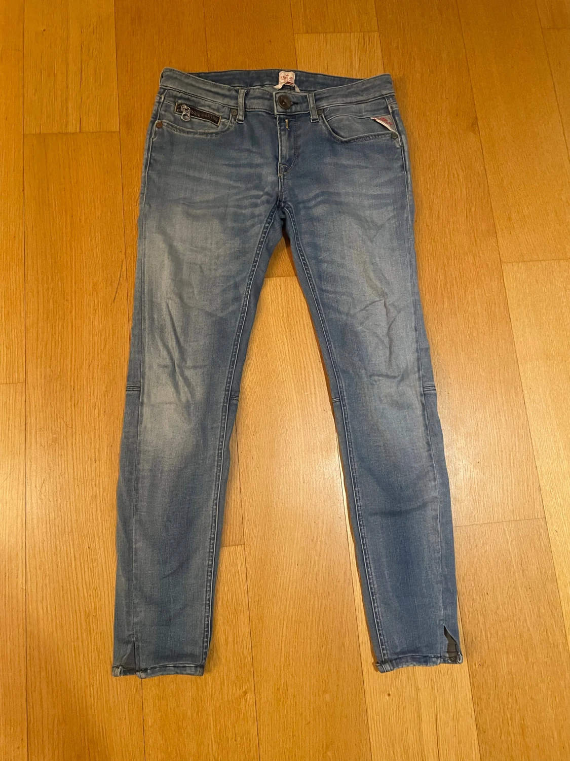 Replay Anbass skinny jeans ljusblå - 1