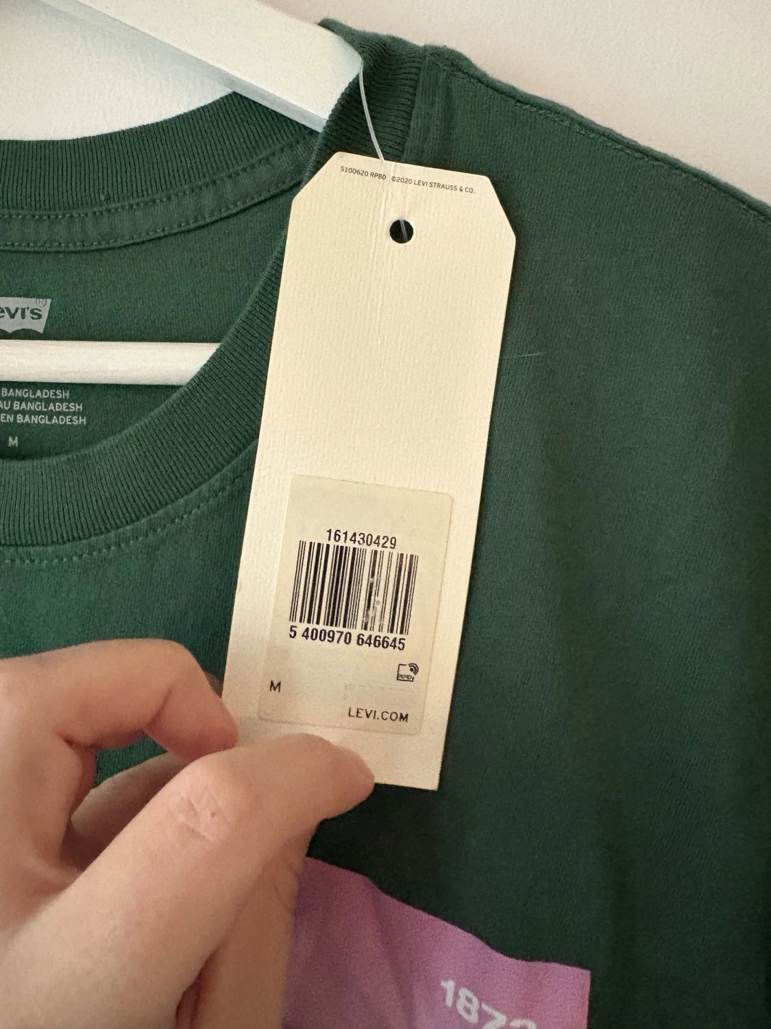 Grön Levi's t-shirt med tryck - 2