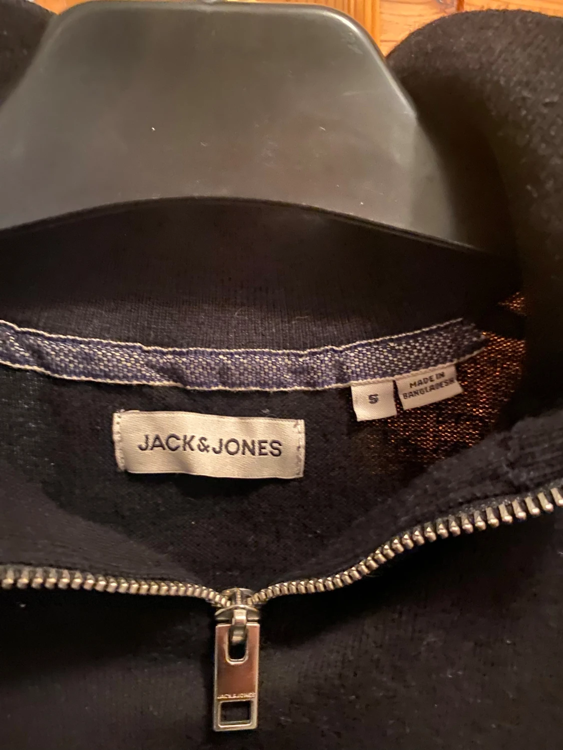 Svart half zip tröja Jack & Jones S - 2