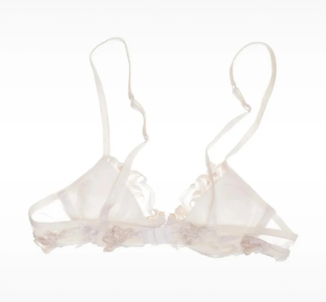 Spetsig vit korsett från La Perla - 1