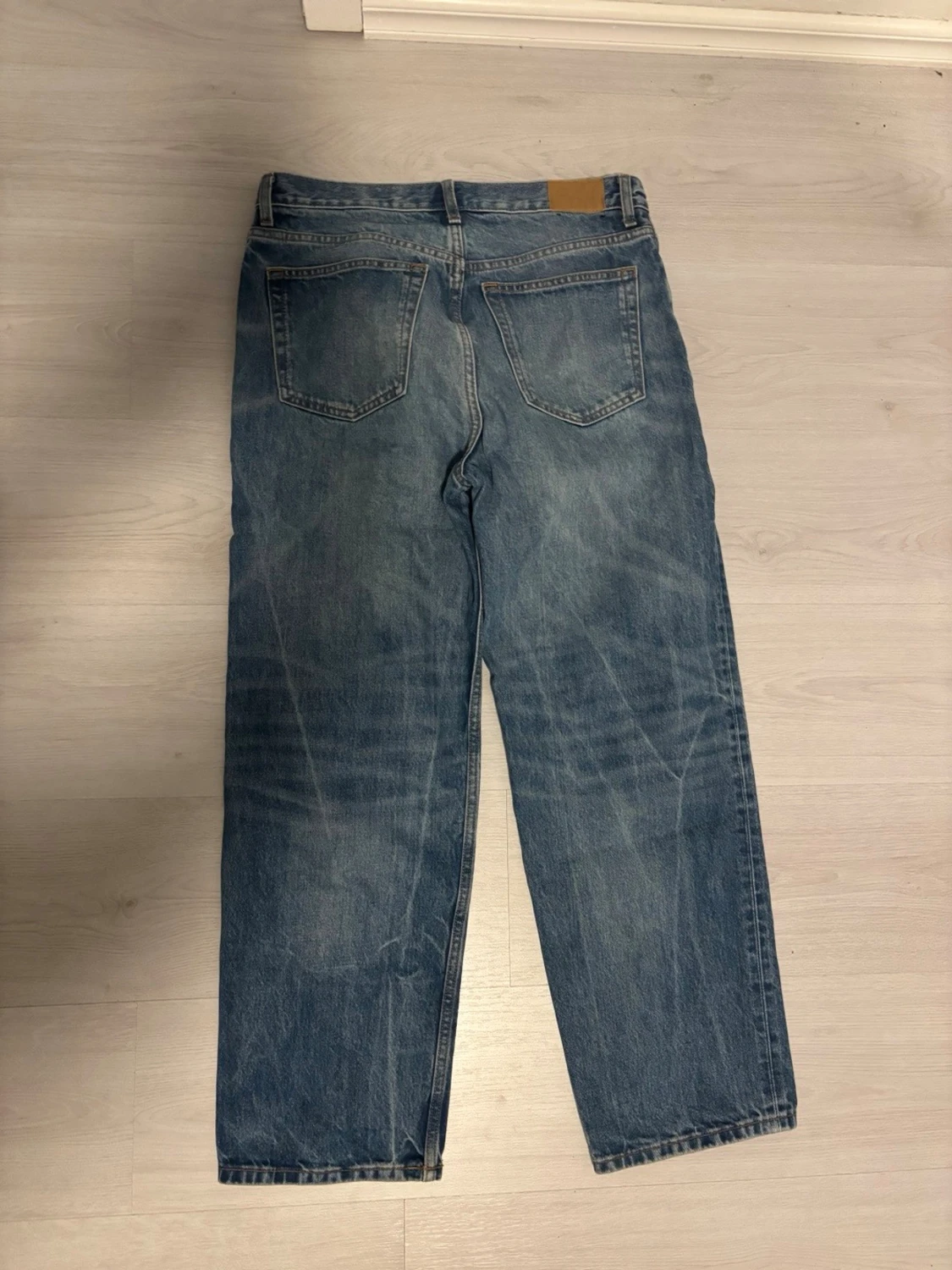 Weekday blå straight jeans W28 L30 - 1