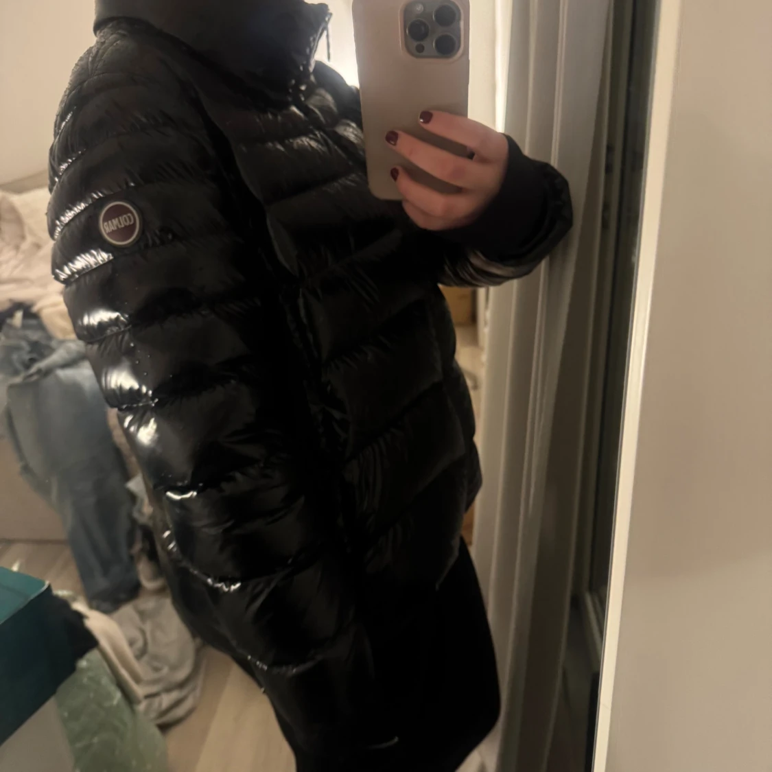 Svart pufferjacka från Colmar - 2