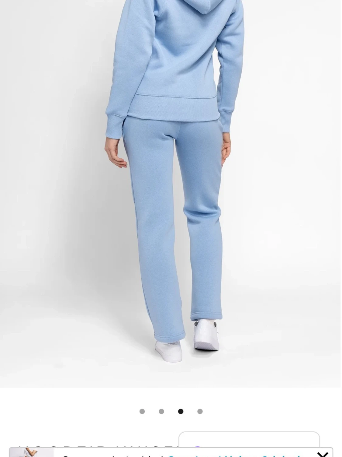 Russemerch hoodie ljublå - 3