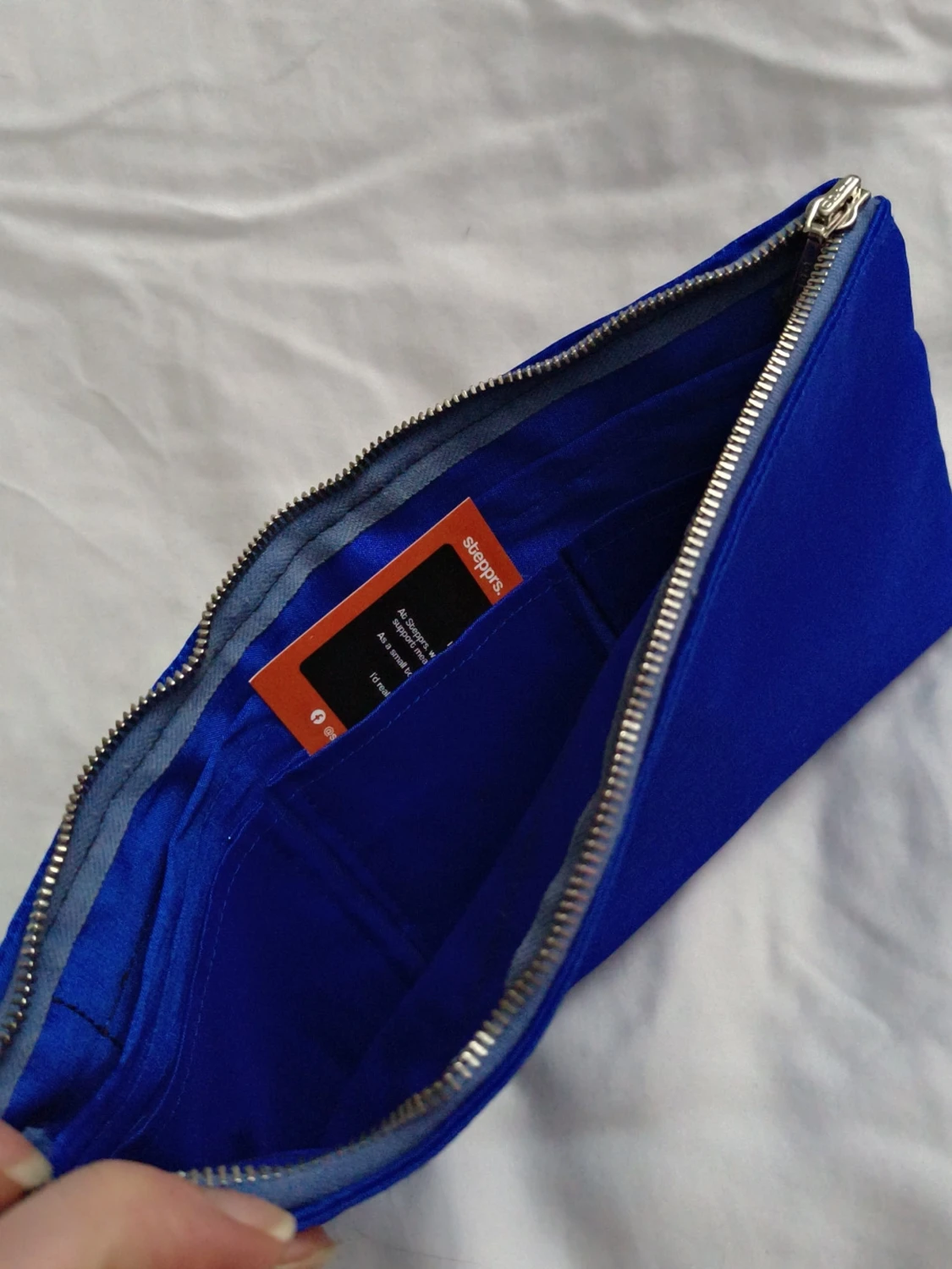 Blå kuvertväska till mobilen - 1